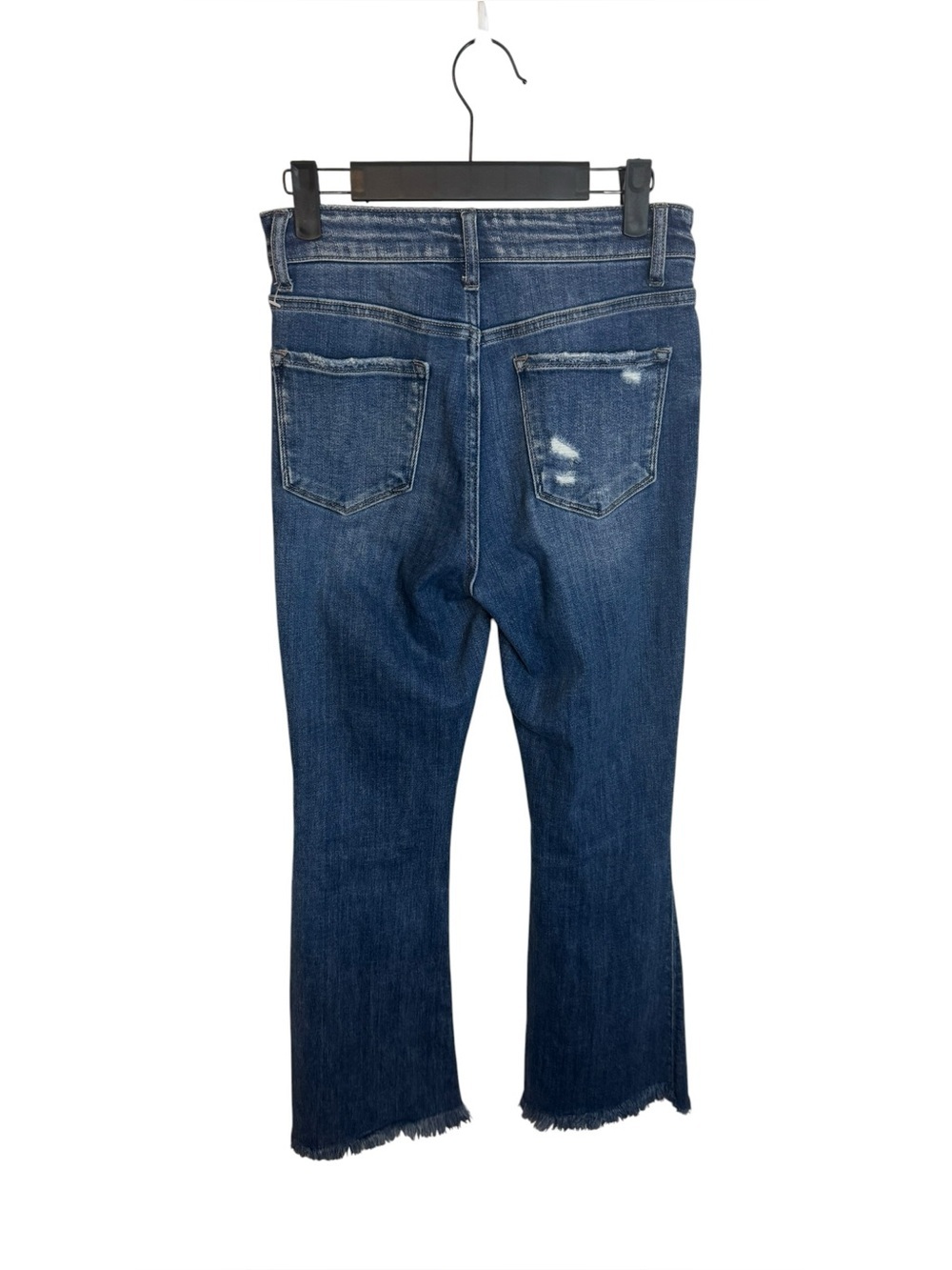 Flying Monkey Distressed High Rise Flare Stretch Jeans - Picture 4 of 8